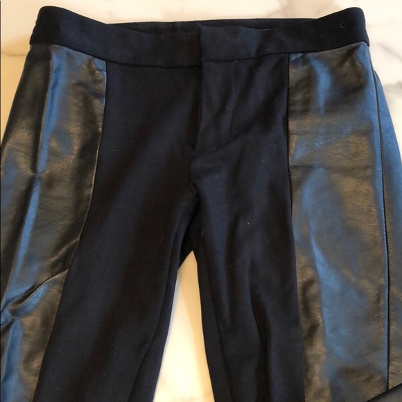 Club Monaco Leather Pants, Size 0 - Picture 6 of 6